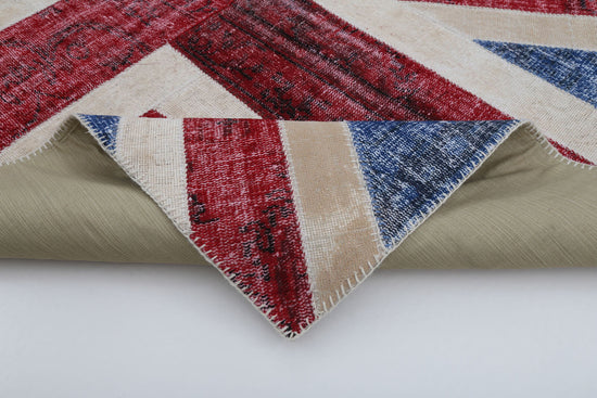 6x8 Uk Flag Patchwork Rug - 22702