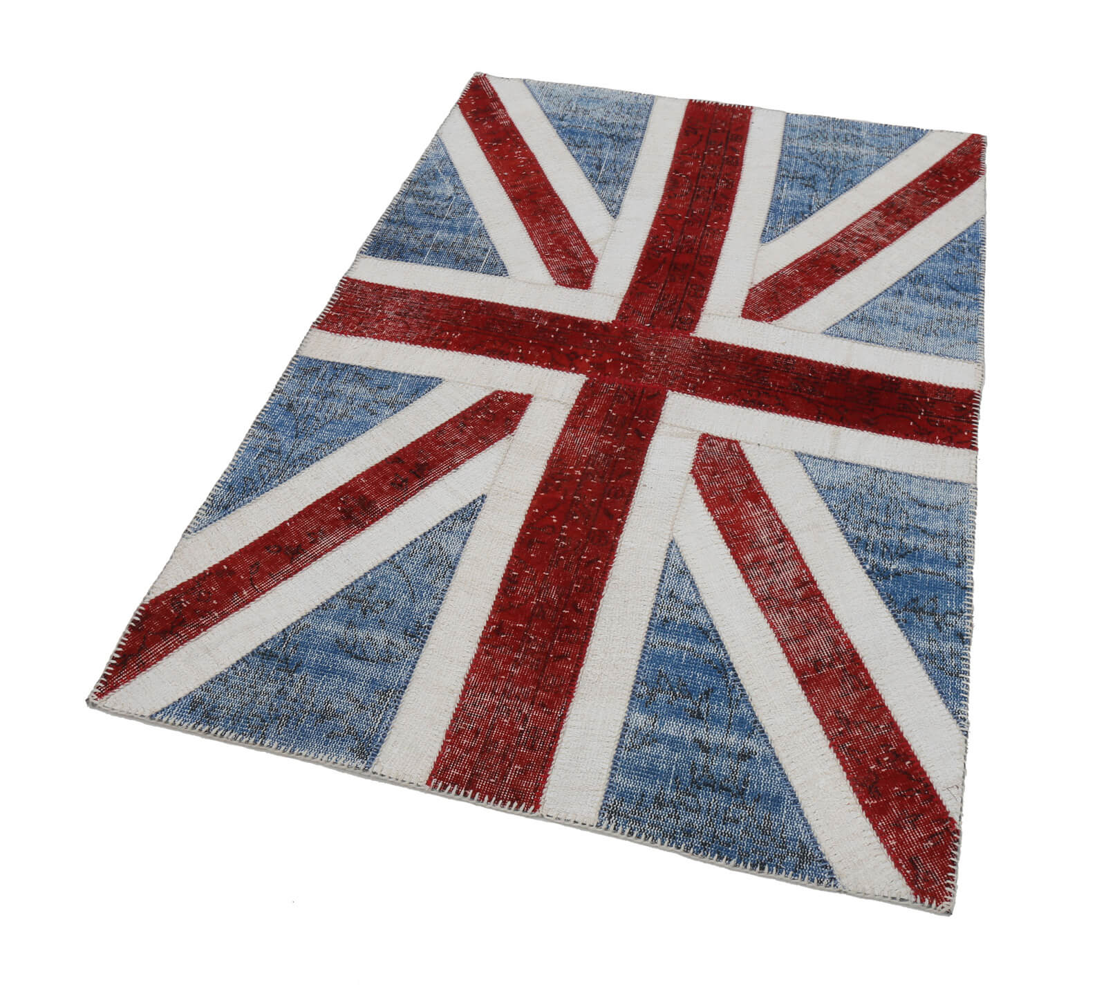 4x6 British Flag Patchwork Rug - 22713