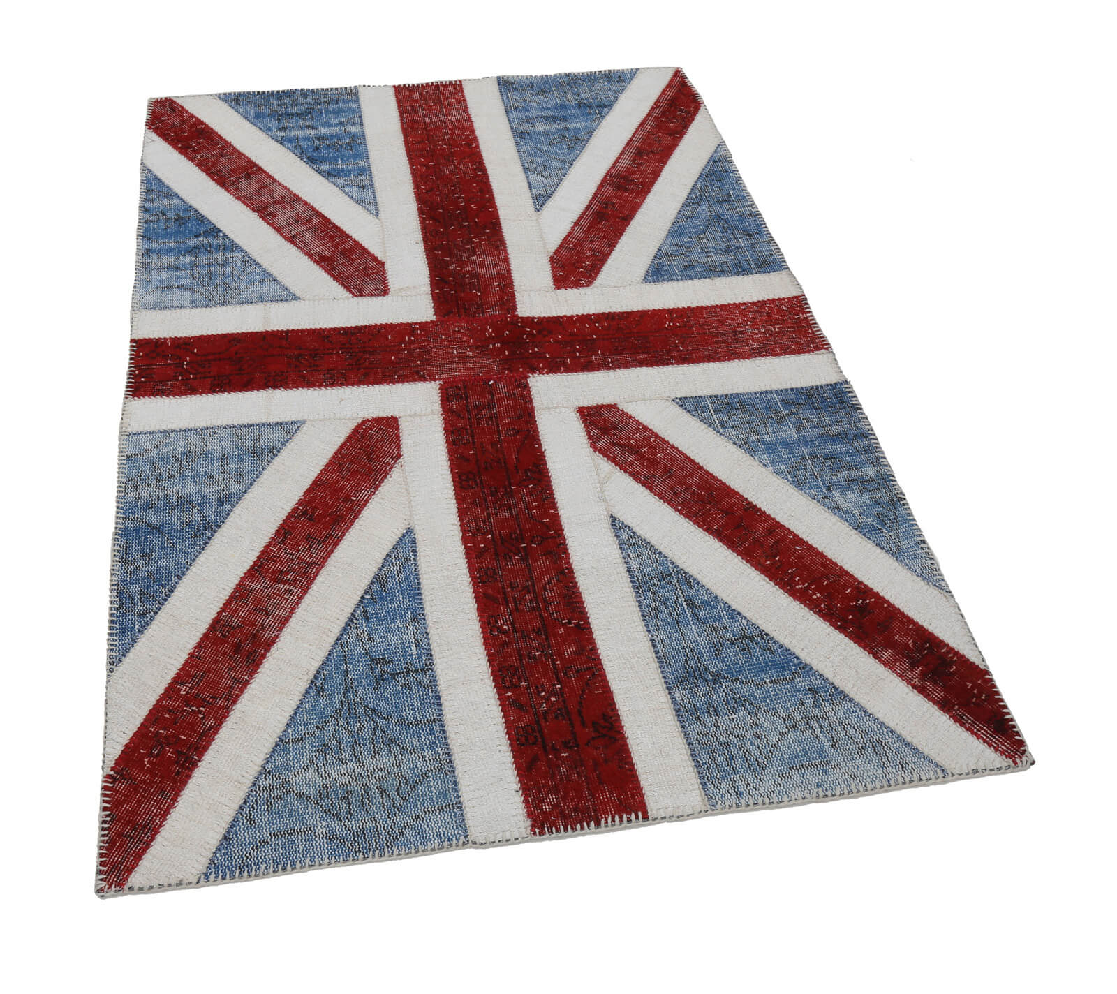 4x6 British Flag Patchwork Rug - 22713