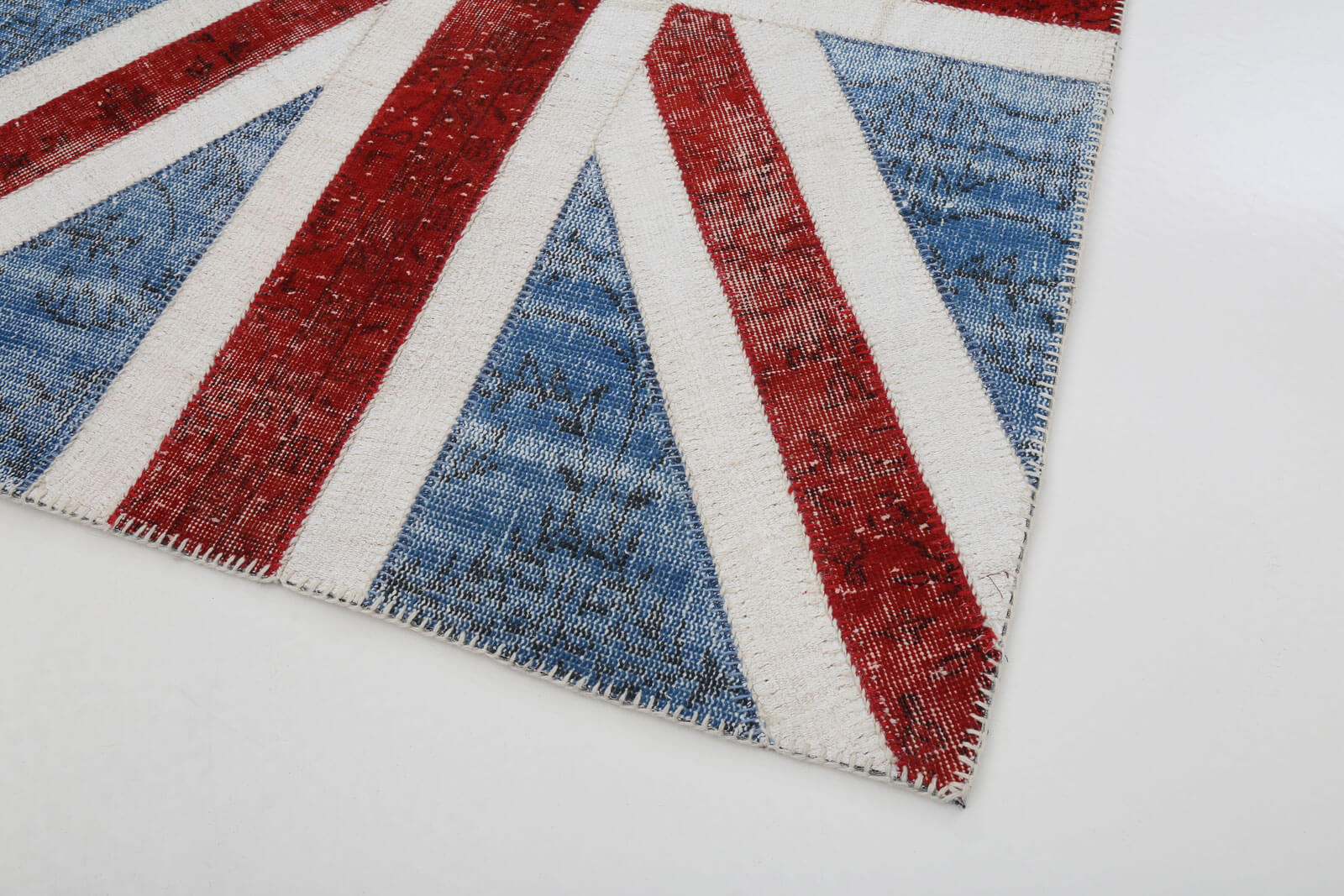 4x6 British Flag Patchwork Rug - 22713