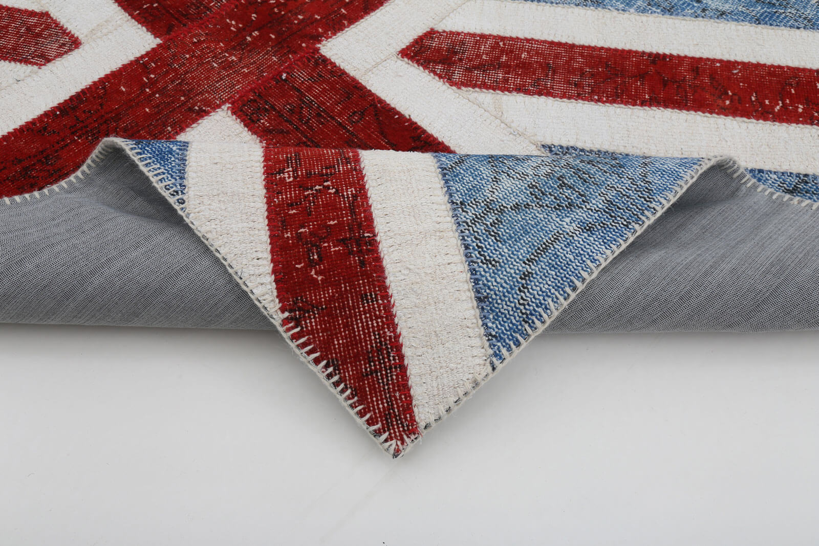 4x6 British Flag Patchwork Rug - 22713