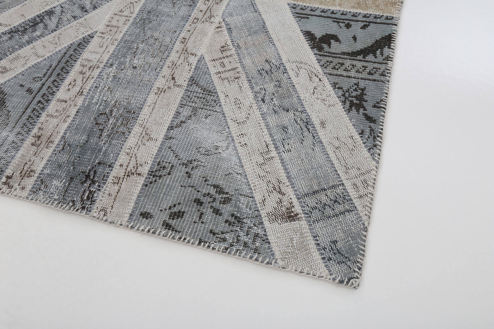 4x6 British Flag Patchwork Rug - 22714