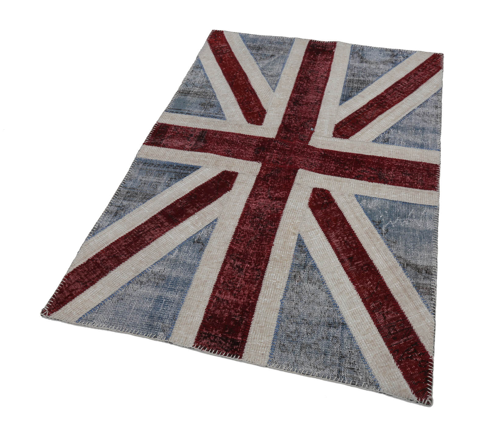 4x6 British Flag Patchwork Rug - 22717