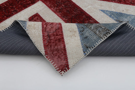 4x6 British Flag Patchwork Rug - 22718
