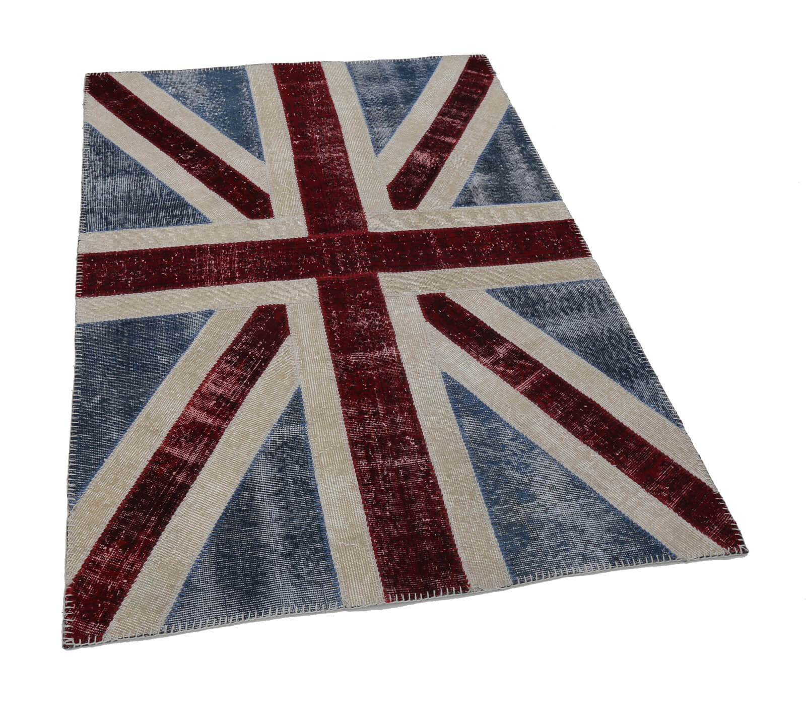 4x6 Uk Flag Patchwork Rug - 22720