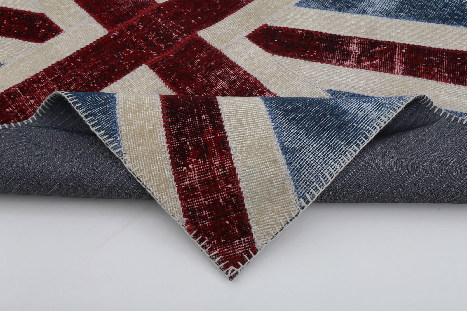 4x6 Uk Flag Patchwork Rug - 22720