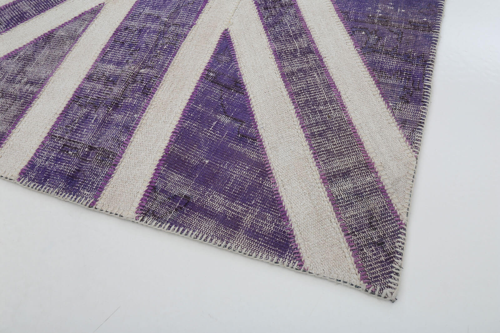 4x7 British Flag Patchwork Rug - 22722