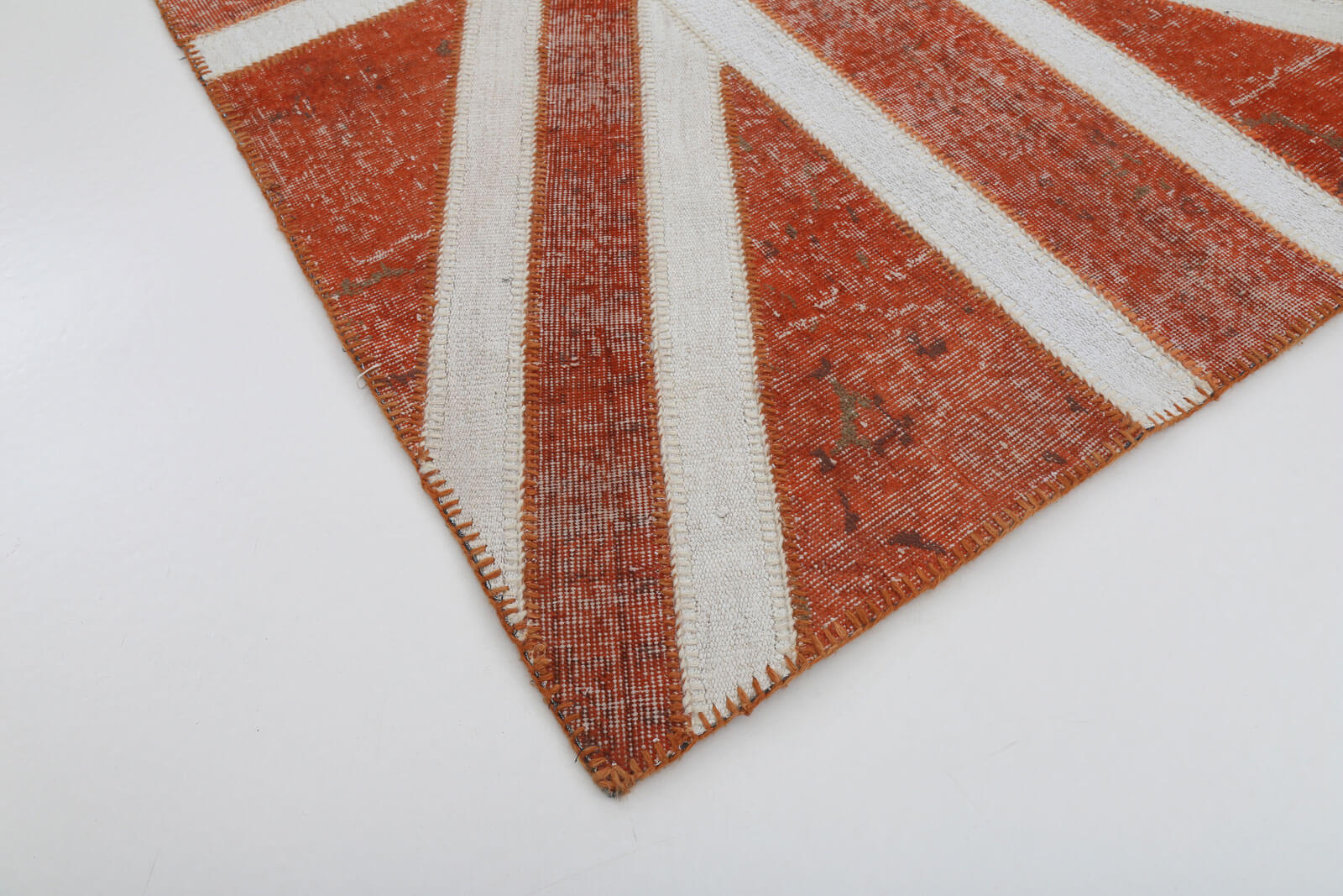 5x7 British Flag Patchwork Rug - 22723