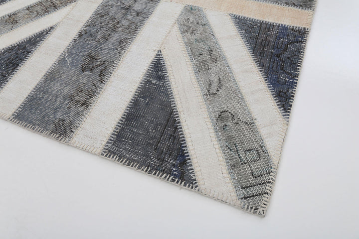 5x6 British Flag Patchwork Rug - 22724