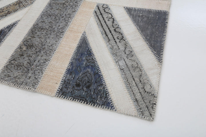 5x6 British Flag Patchwork Rug - 22725