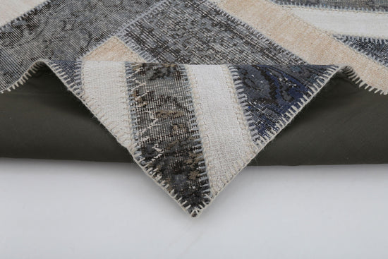 5x6 British Flag Patchwork Rug - 22725