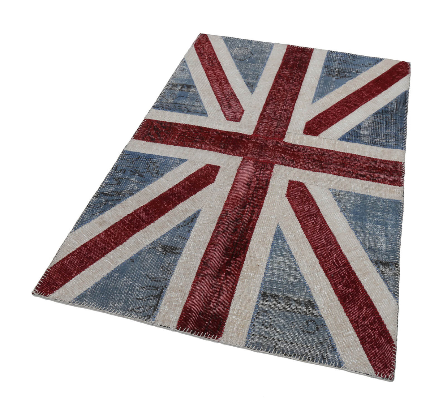 4x6 British Flag Patchwork Rug - 22726