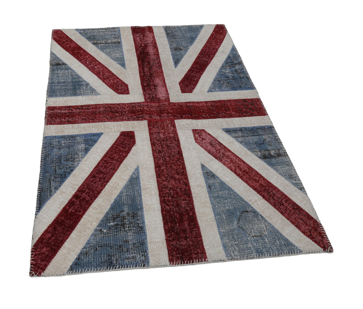 4x6 British Flag Patchwork Rug - 22726