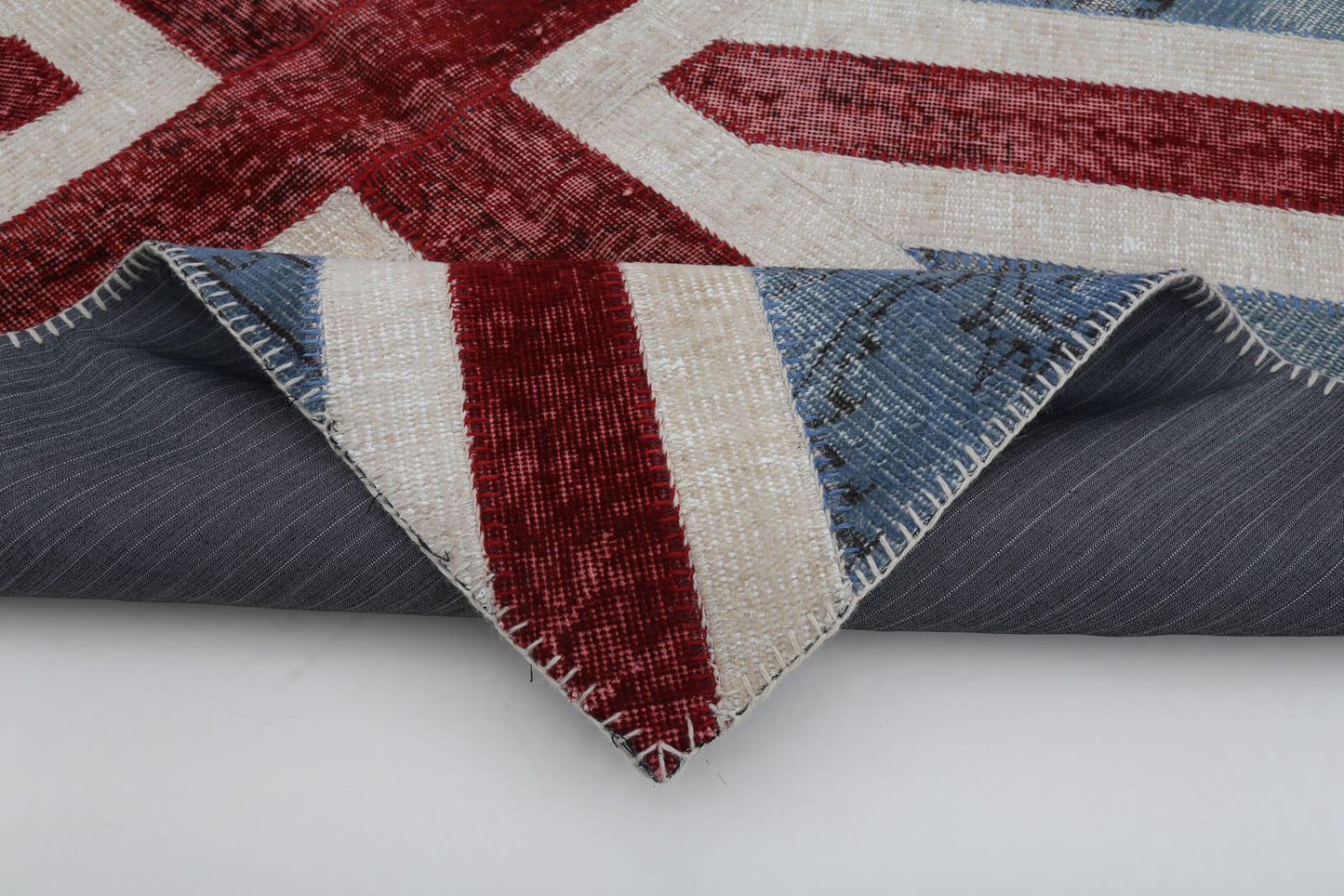 4x6 British Flag Patchwork Rug - 22726