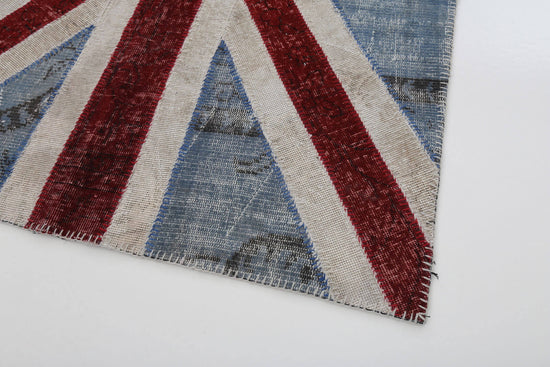 4x6 Uk Flag Patchwork Rug - 22727