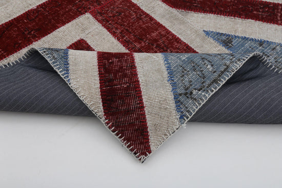 4x6 Uk Flag Patchwork Rug - 22727