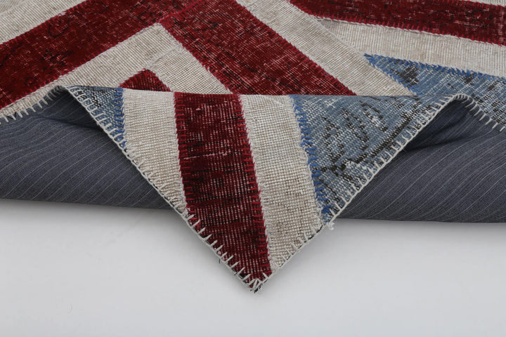 4x6 Uk Flag Patchwork Rug - 22727