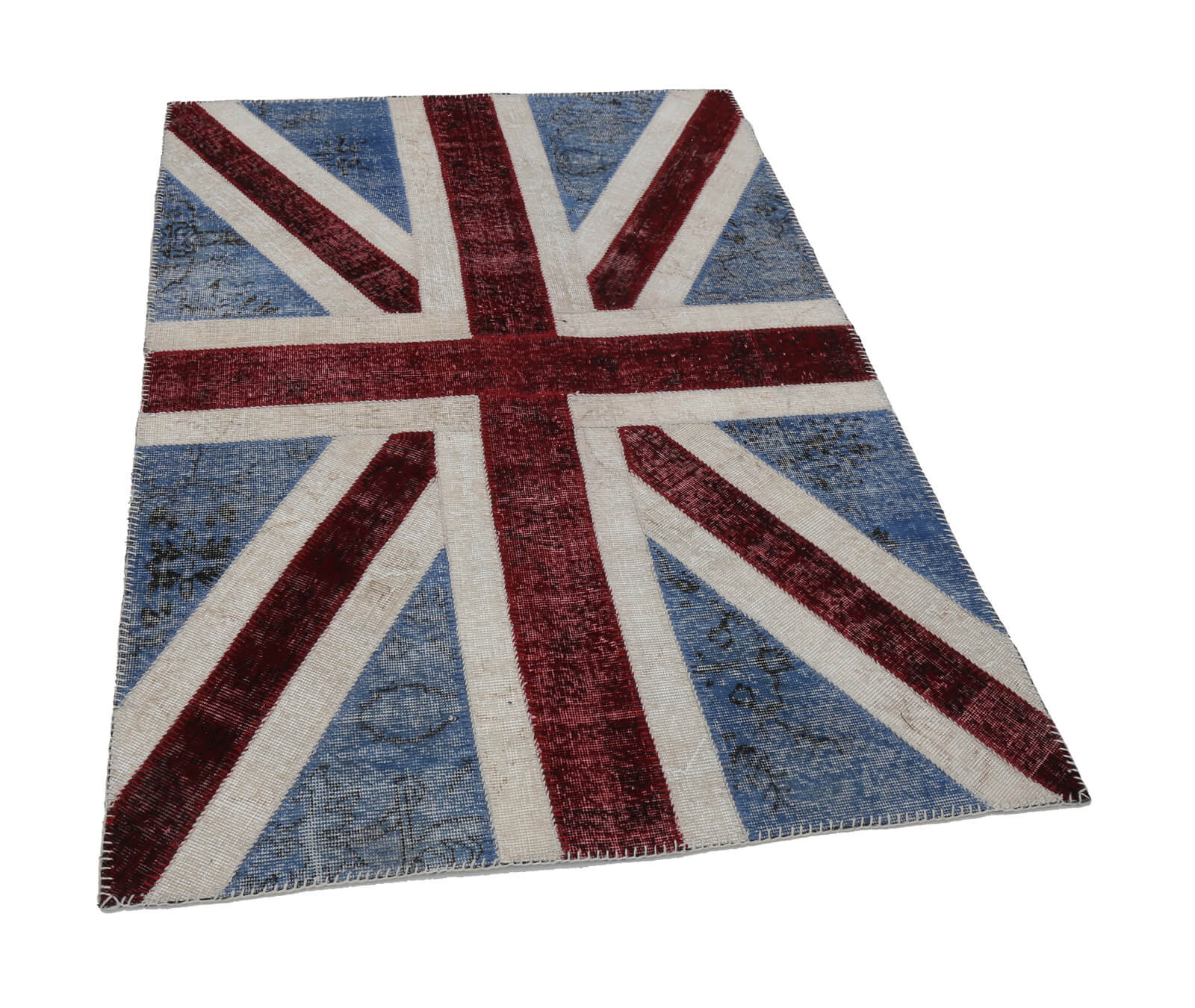 4x6 Uk Flag Patchwork Rug - 22728