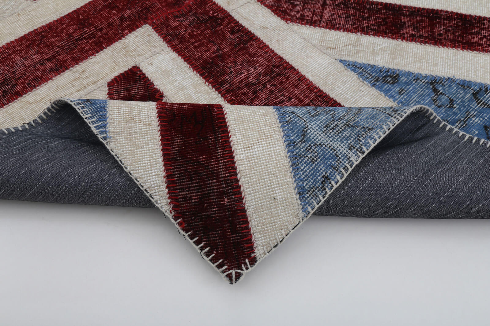 4x6 Uk Flag Patchwork Rug - 22728