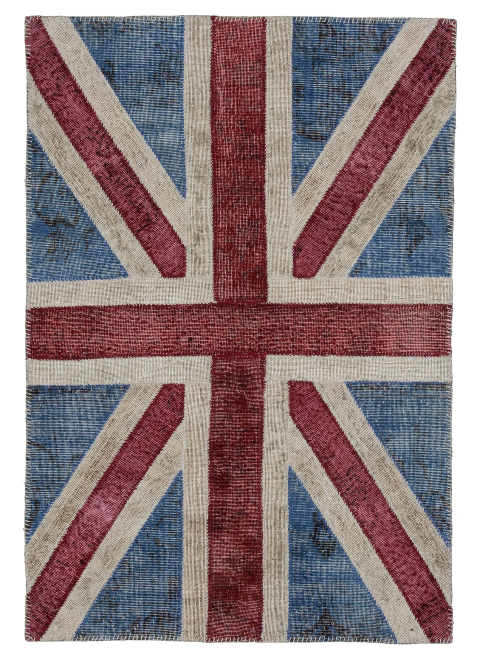 4x6 Uk Flag Patchwork Rug - 22729