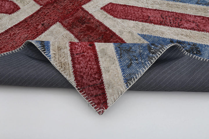 4x6 Uk Flag Patchwork Rug - 22729
