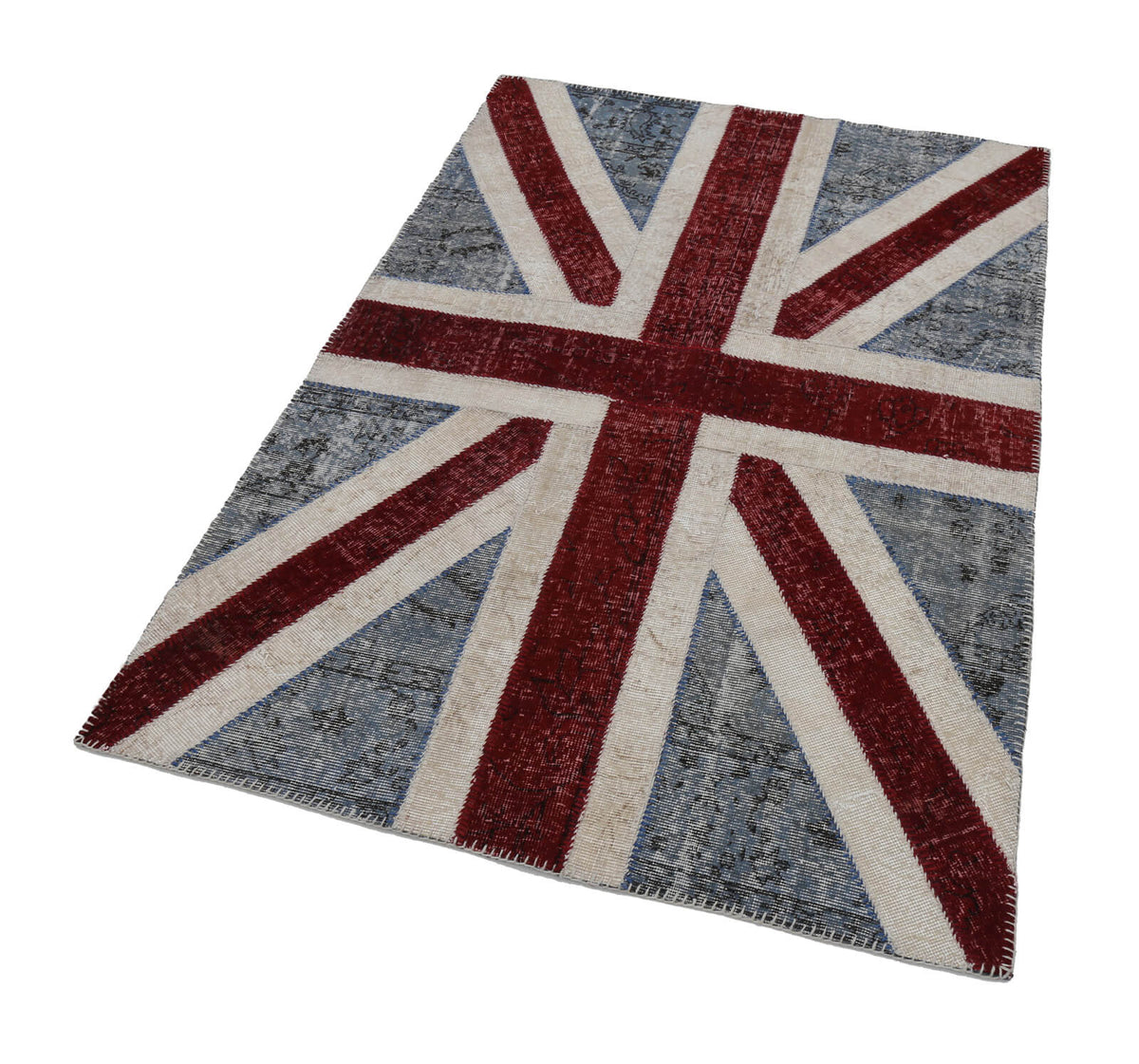 4x6 Uk Flag Patchwork Rug - 22731