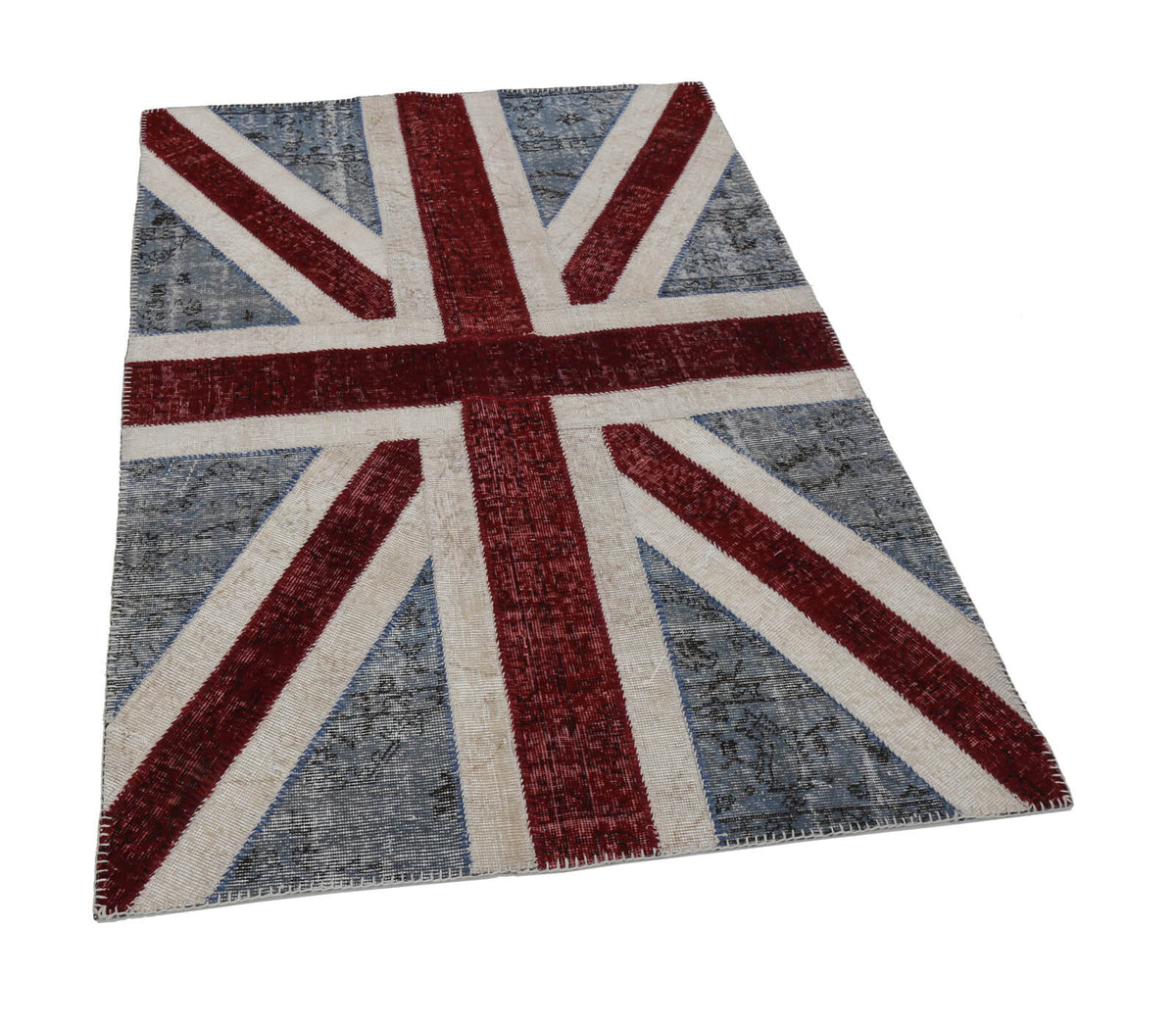 4x6 Uk Flag Patchwork Rug - 22731