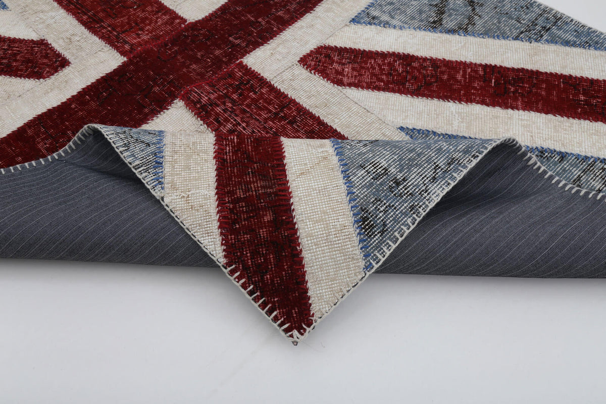 4x6 Uk Flag Patchwork Rug - 22731