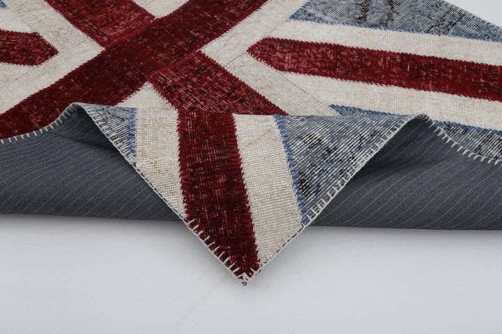 4x6 Uk Flag Patchwork Rug - 22731