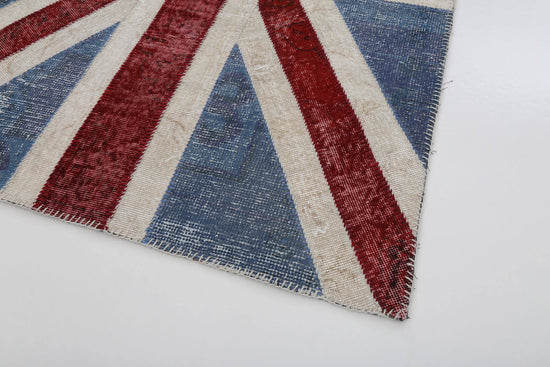 4x6 Uk Flag Patchwork Rug - 22732