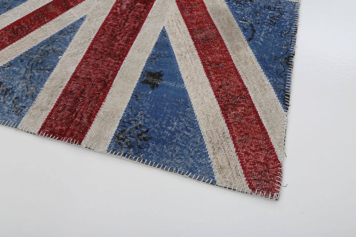 4x6 Uk Flag Patchwork Rug - 22736