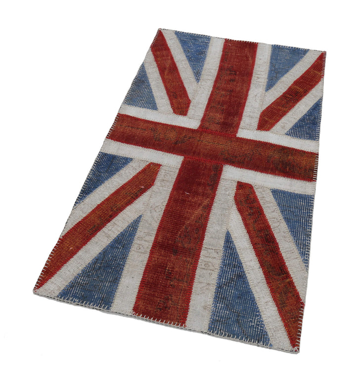 3x5 British Flag Patchwork Rug - 22742