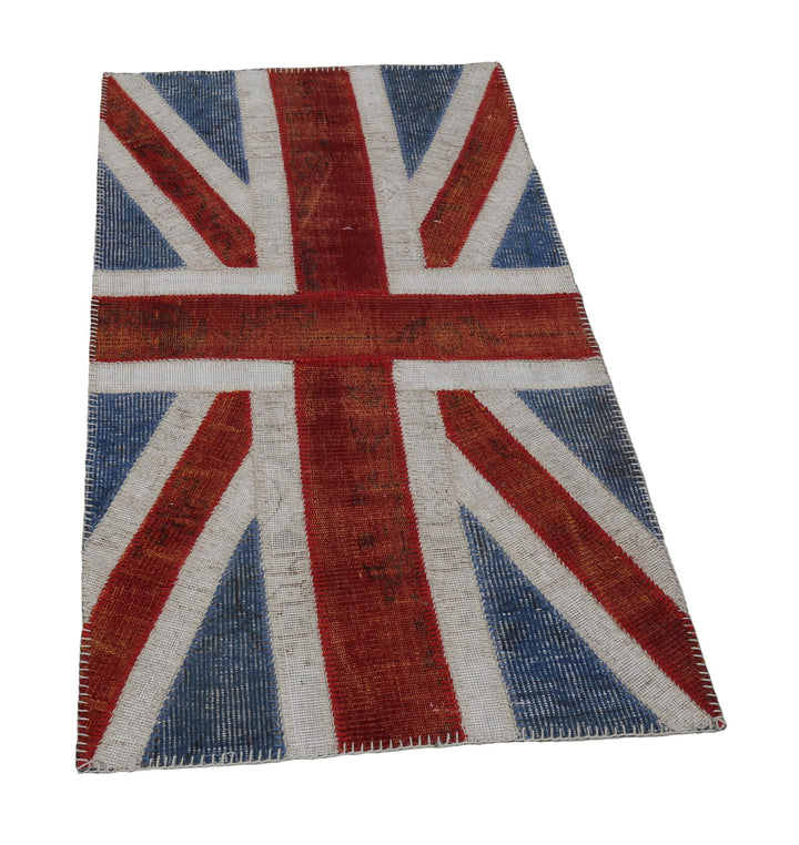 3x5 British Flag Patchwork Rug - 22742