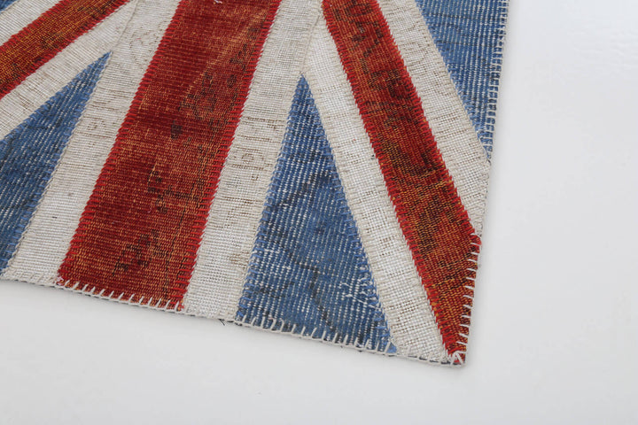 3x5 British Flag Patchwork Rug - 22742