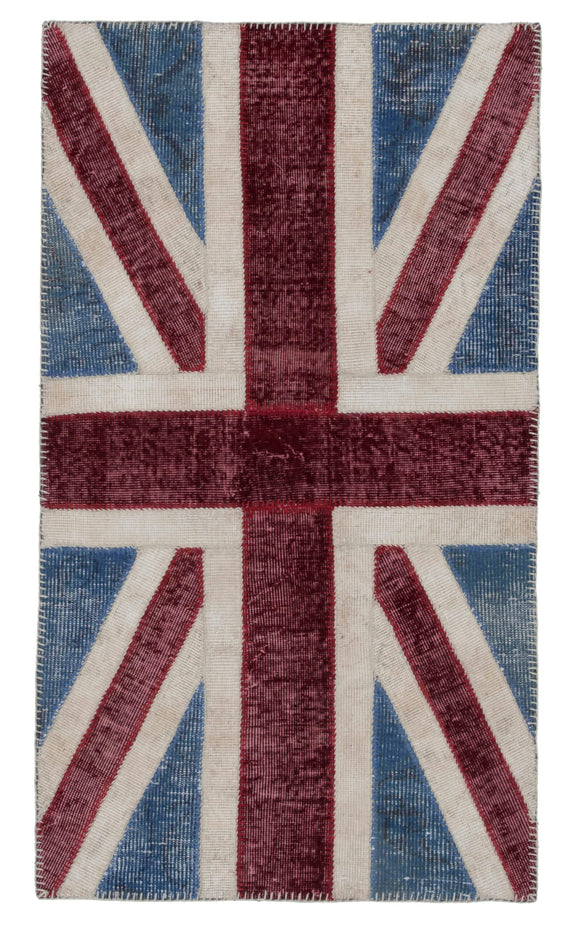 3x5 British Flag Patchwork Rug - 22743