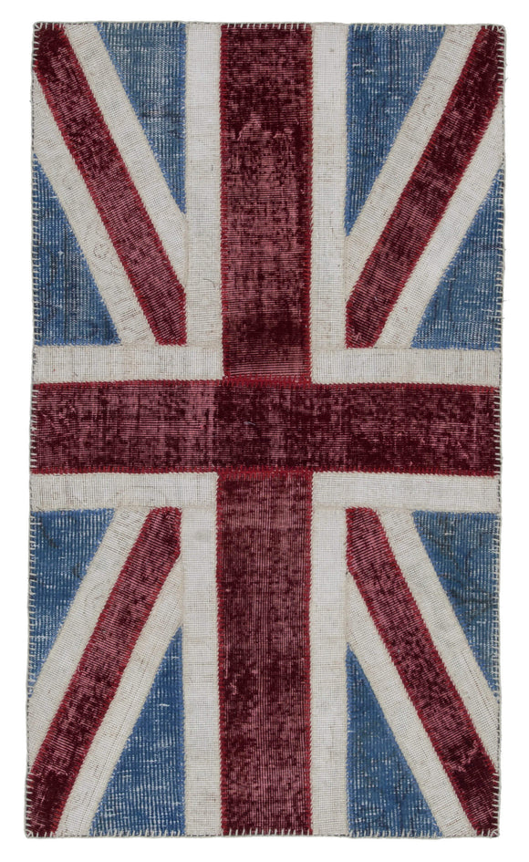 3x5 British Flag Patchwork Rug - 22744