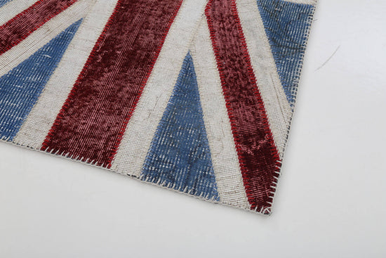 3x5 British Flag Patchwork Rug - 22744