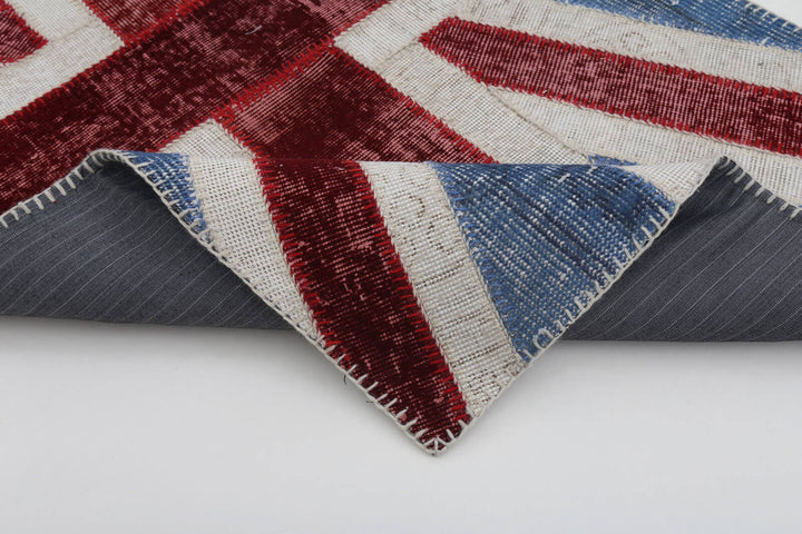 3x5 British Flag Patchwork Rug - 22744