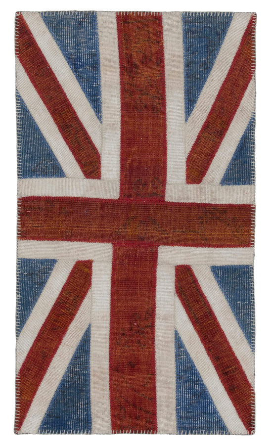 3x5 British Flag Patchwork Rug - 22745
