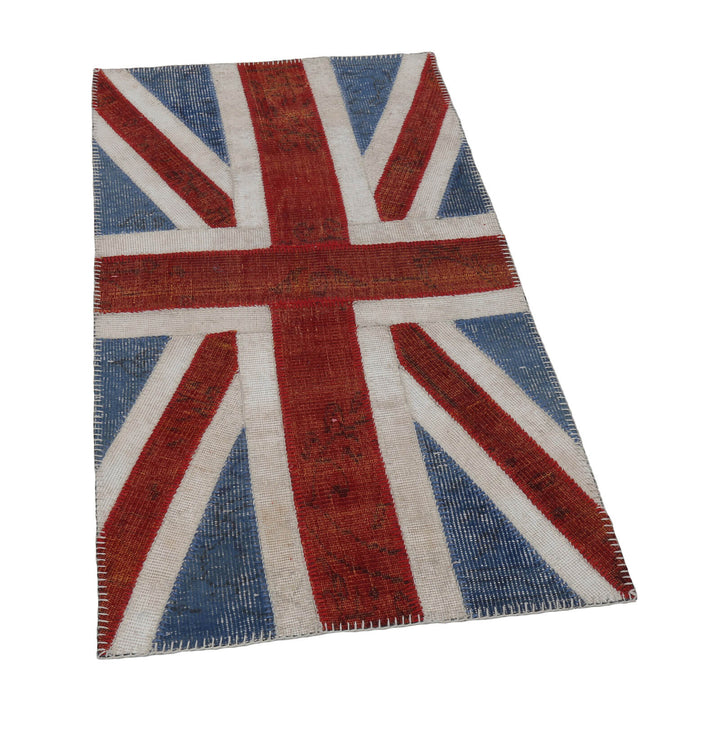 3x5 British Flag Patchwork Rug - 22745
