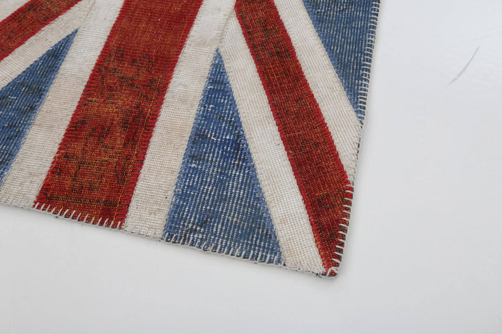 3x5 British Flag Patchwork Rug - 22745