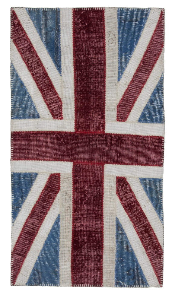 3x5 Uk Flag Patchwork Rug - 22746
