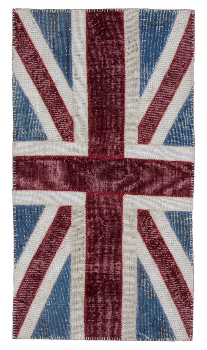 3x5 Uk Flag Patchwork Rug - 22746