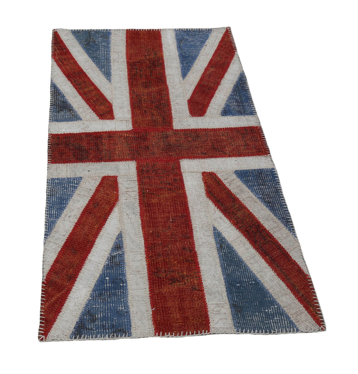 3x5 Uk Flag Patchwork Rug - 22747