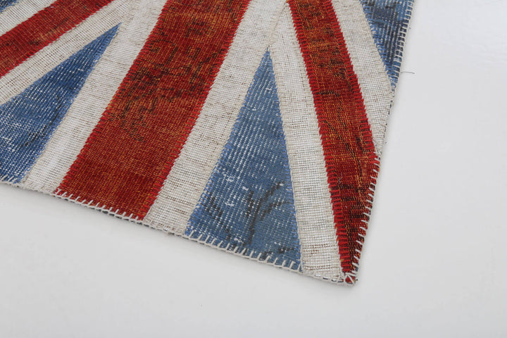 3x5 Uk Flag Patchwork Rug - 22747