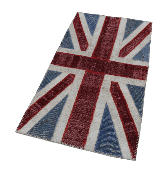 3x5 British Flag Patchwork Rug - 22748