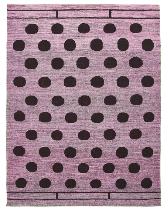 7x9 Purple Contemporary Area Rug - 22751