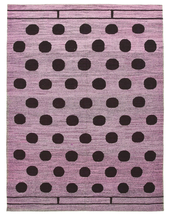 7x9 Purple Contemporary Area Rug - 22751
