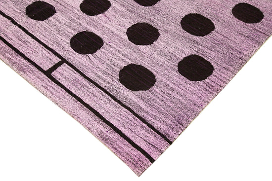 7x9 Purple Contemporary Area Rug - 22751