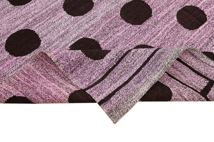 7x9 Purple Contemporary Area Rug - 22751